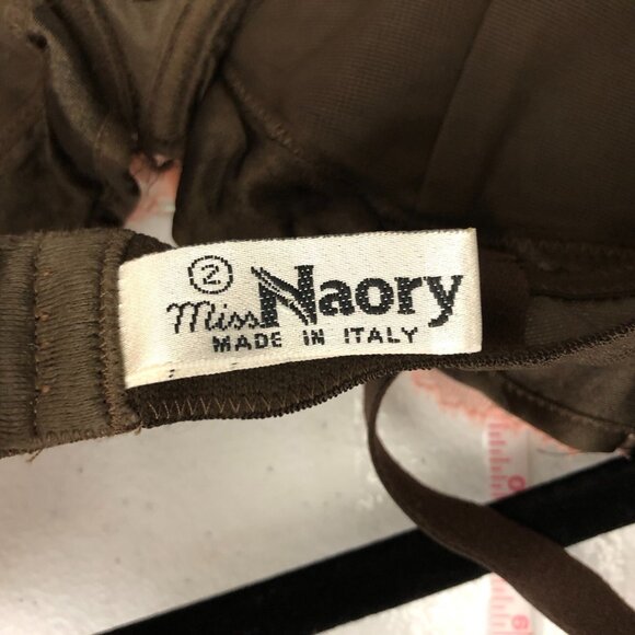 Miss Naory Bra Underwire Lace Lined Brown Pink Size 34B - Picture 3 of 5